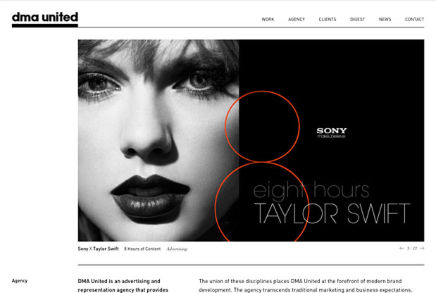 Designers Management Agency Website Screenshot
